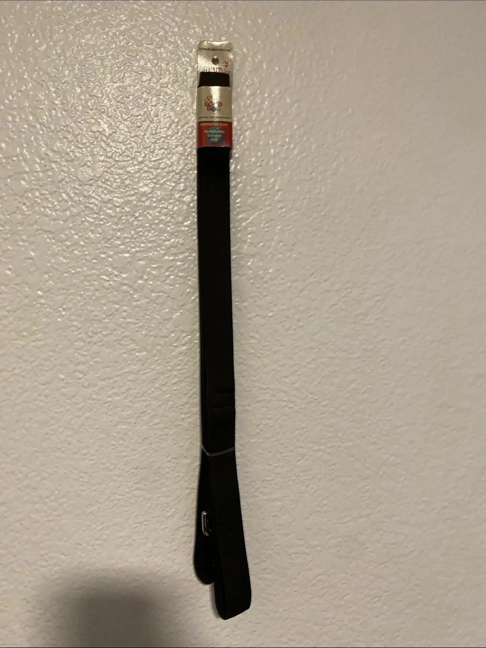 6Ft Black Hemp Dog Leash